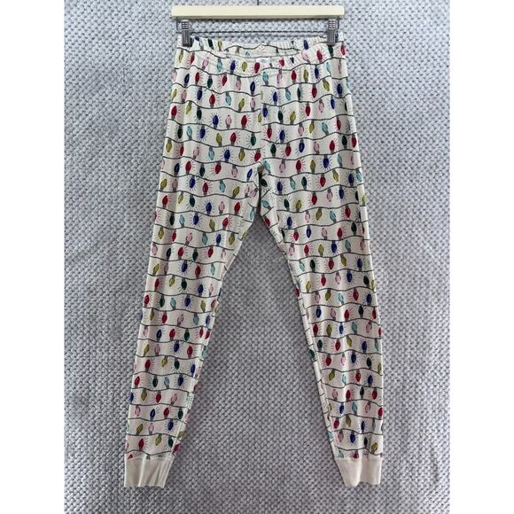 Hanna Andersson Pajama Pants Womens M Green Cream Christmas Bundle Pullon Fitted - Picture 12 of 16